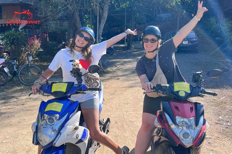 Exploring by motorbike