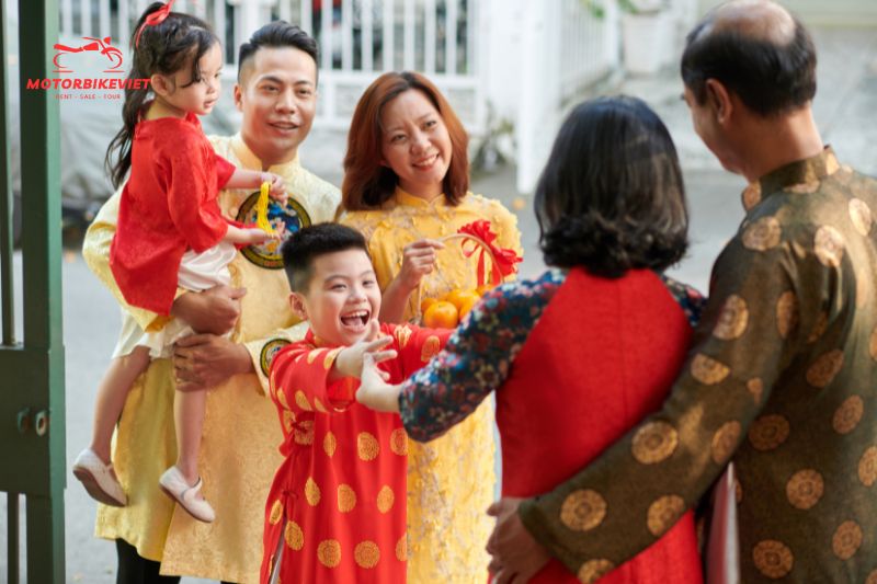 Tet is a time when Vietnamese people return to their families