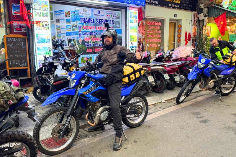 Arrival in Hanoi - Bike check and test ride