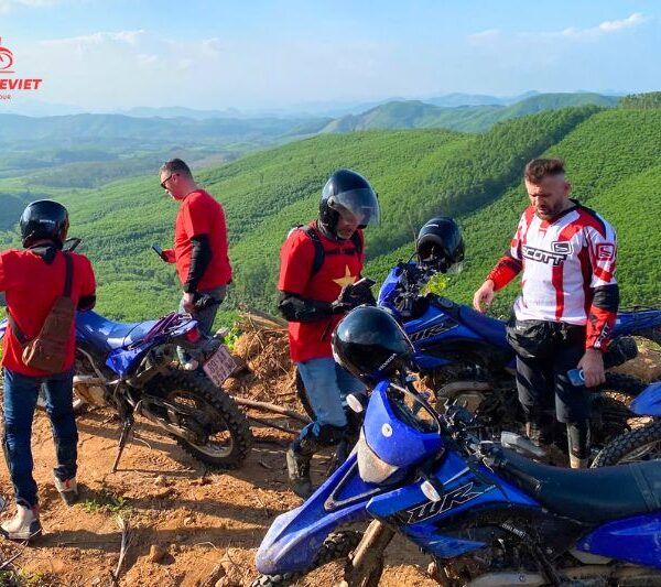 Riders head south from Ninh Binh and using smaller side roads