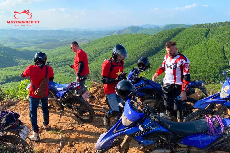 Riders head south from Ninh Binh and using smaller side roads