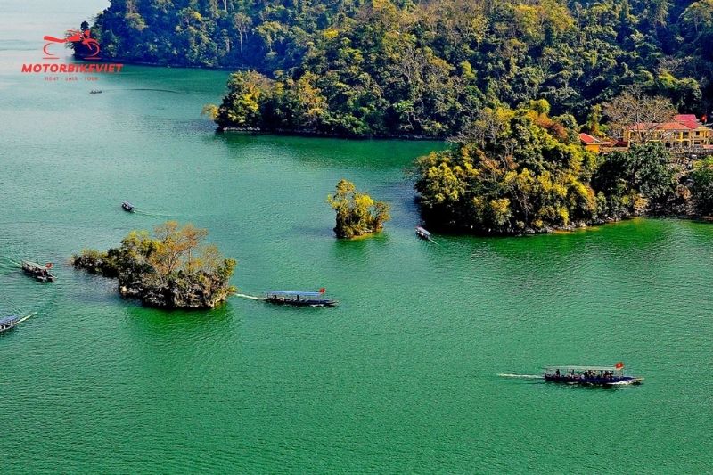 cao bang to ba be lake motorbike route