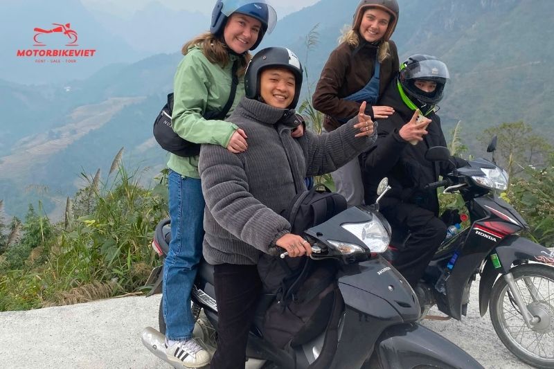 The April 30 motorbike tour